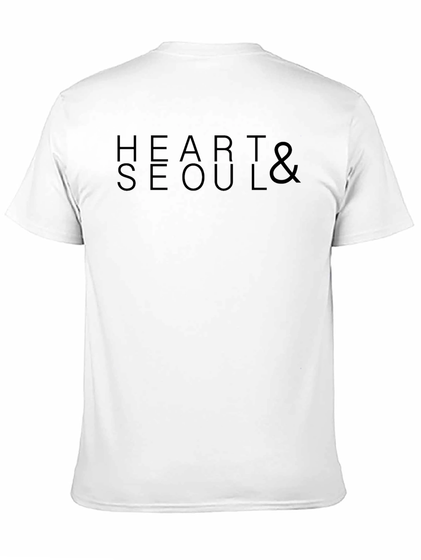 Heart & Seoul Black Graphic Tee Shirt