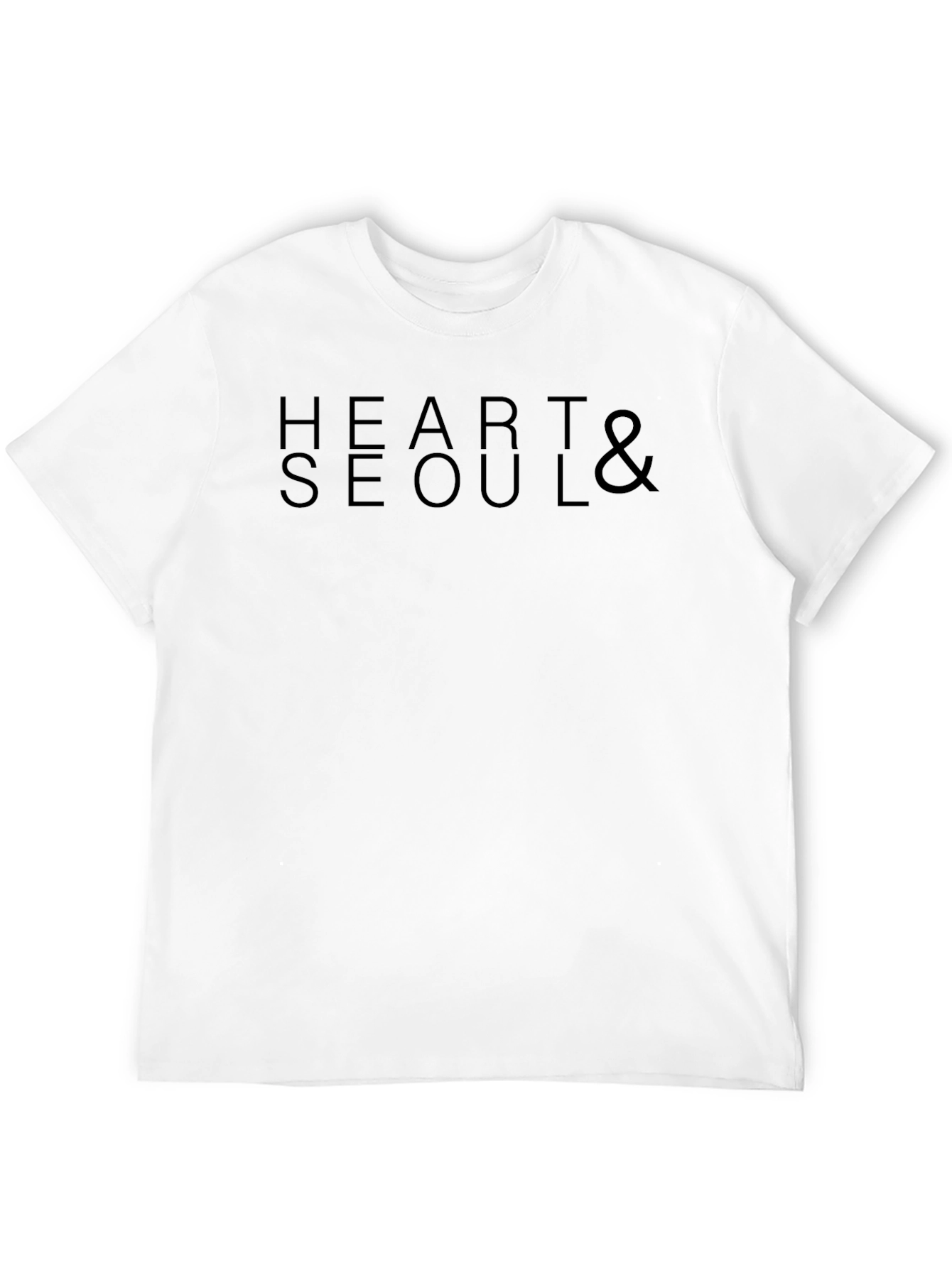 Heart & Seoul Black Graphic Tee Shirt