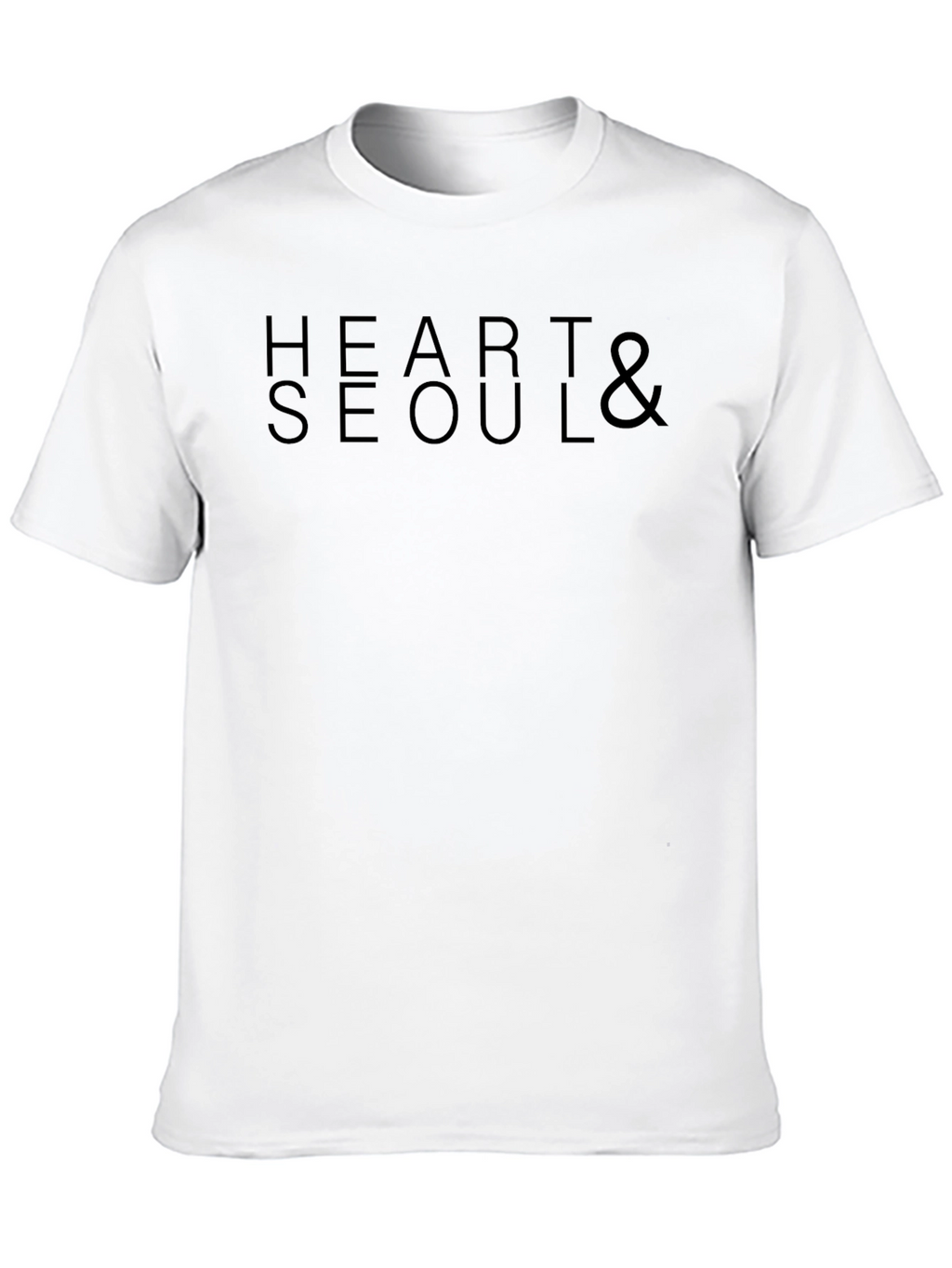 Heart & Seoul Black Graphic Tee Shirt