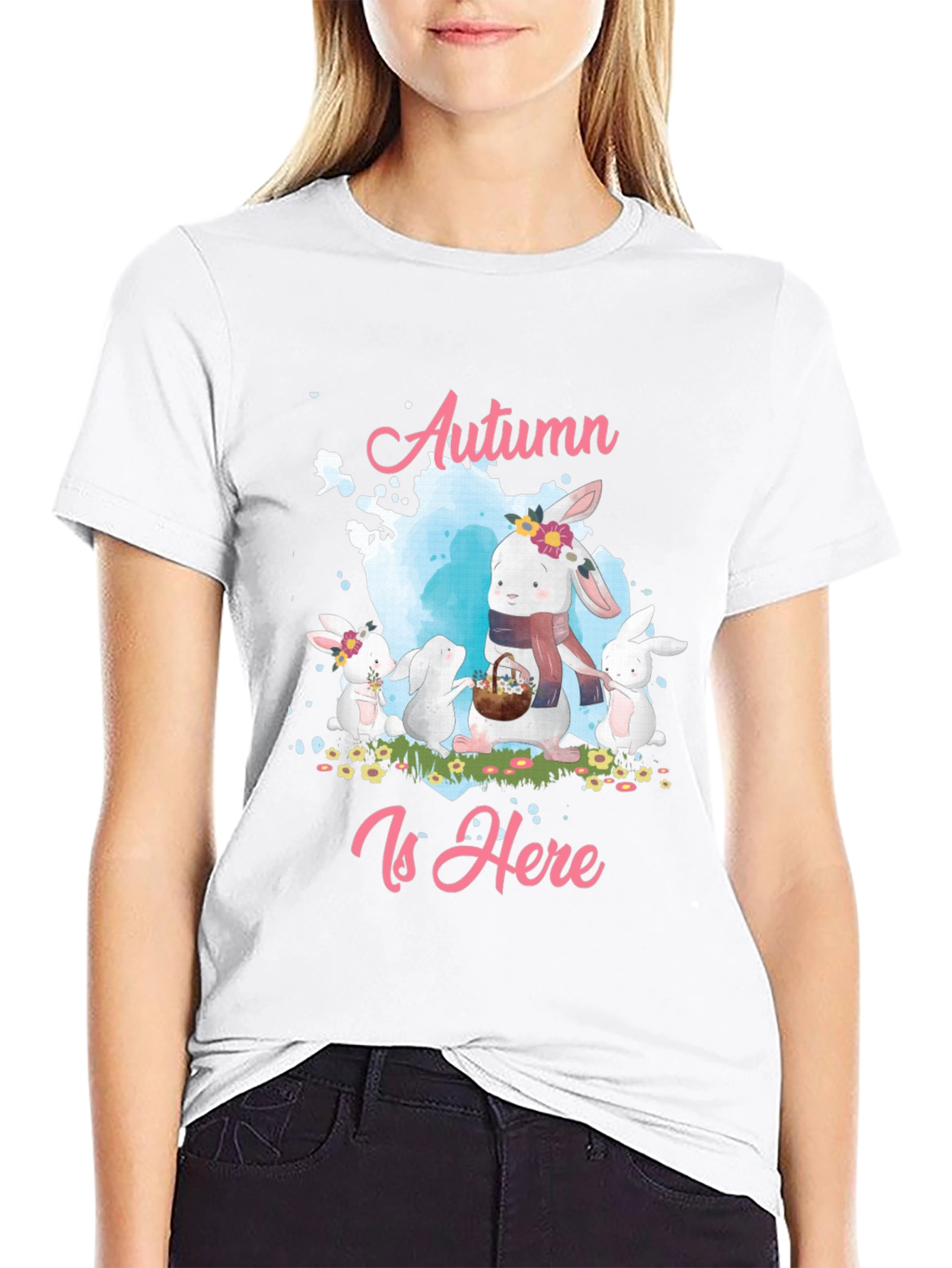 Autumn Is Here Rabbit T-Shirt