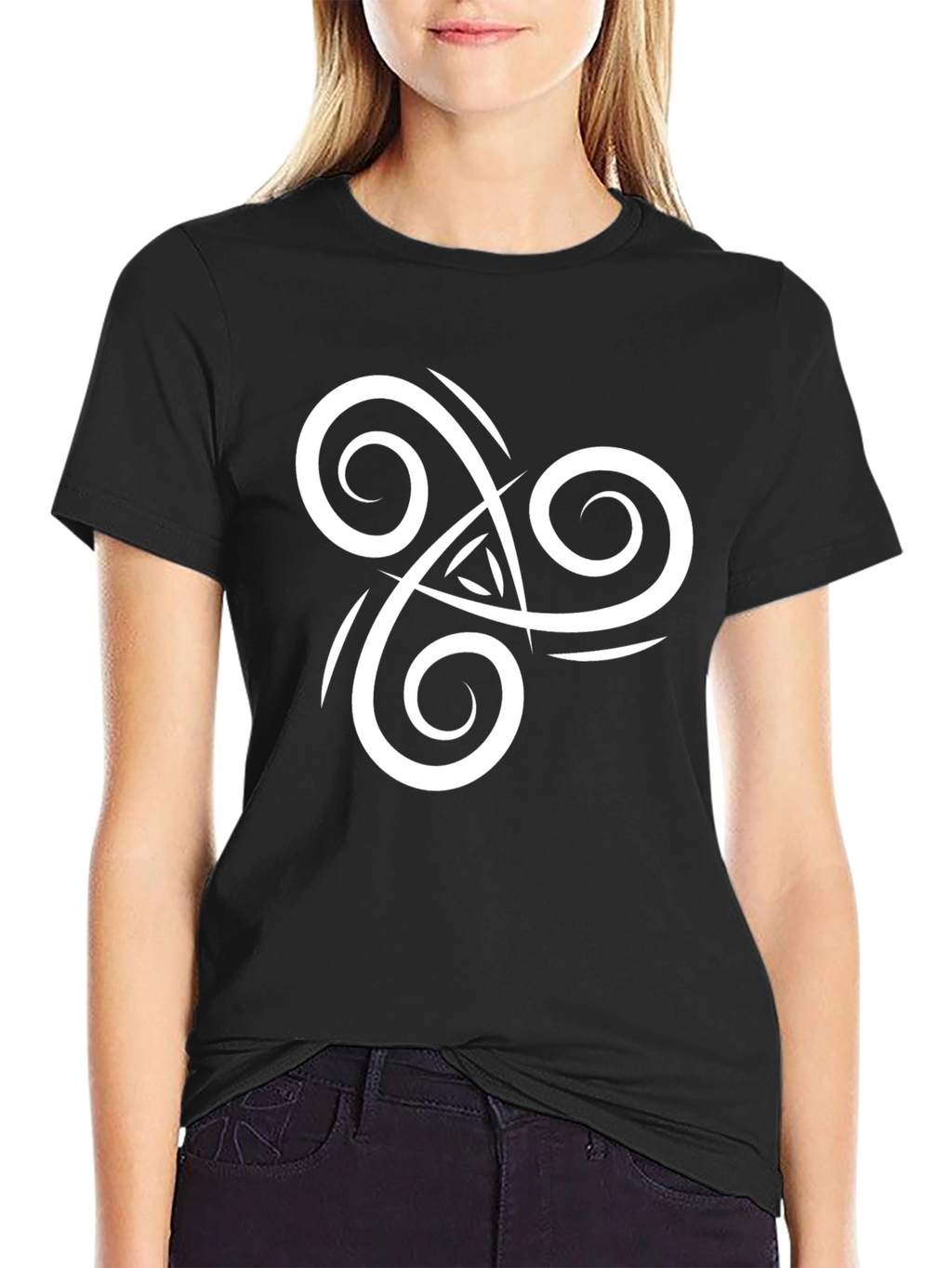 Triskele Graphic Tee - Celtic Knot Design