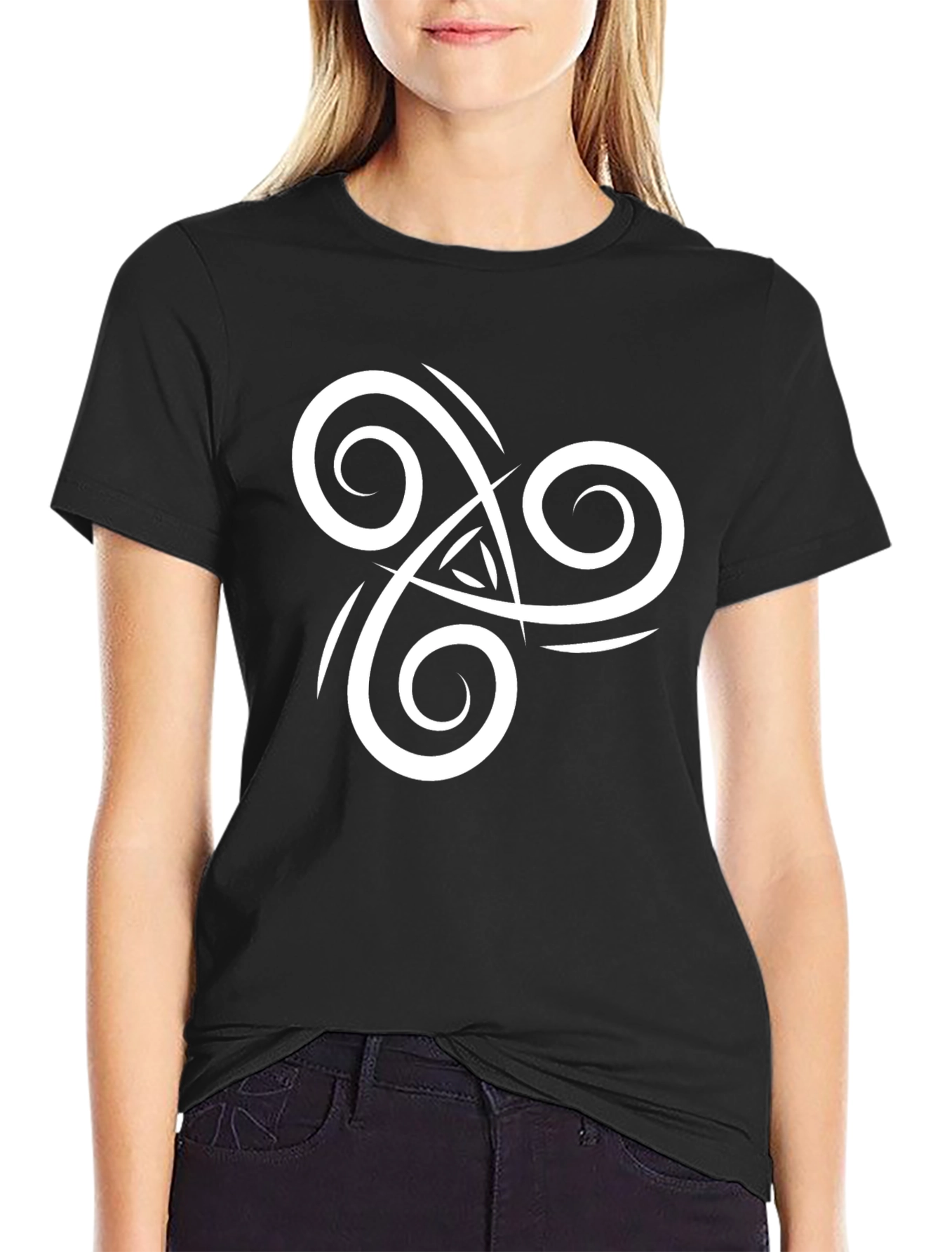 Triskele Graphic Tee - Celtic Knot Design