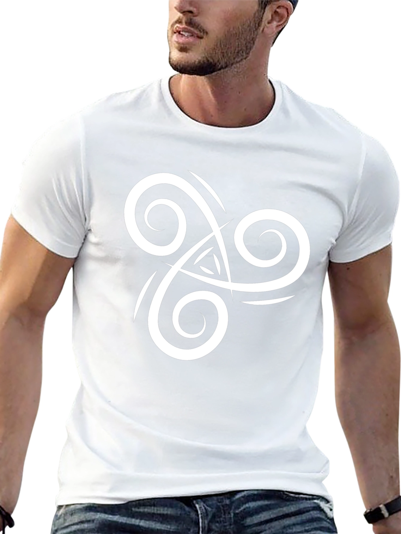 Triskele Graphic Tee - Celtic Knot Design