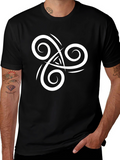Triskele Graphic Tee - Celtic Knot Design