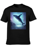 Whale Dream Black T-Shirt