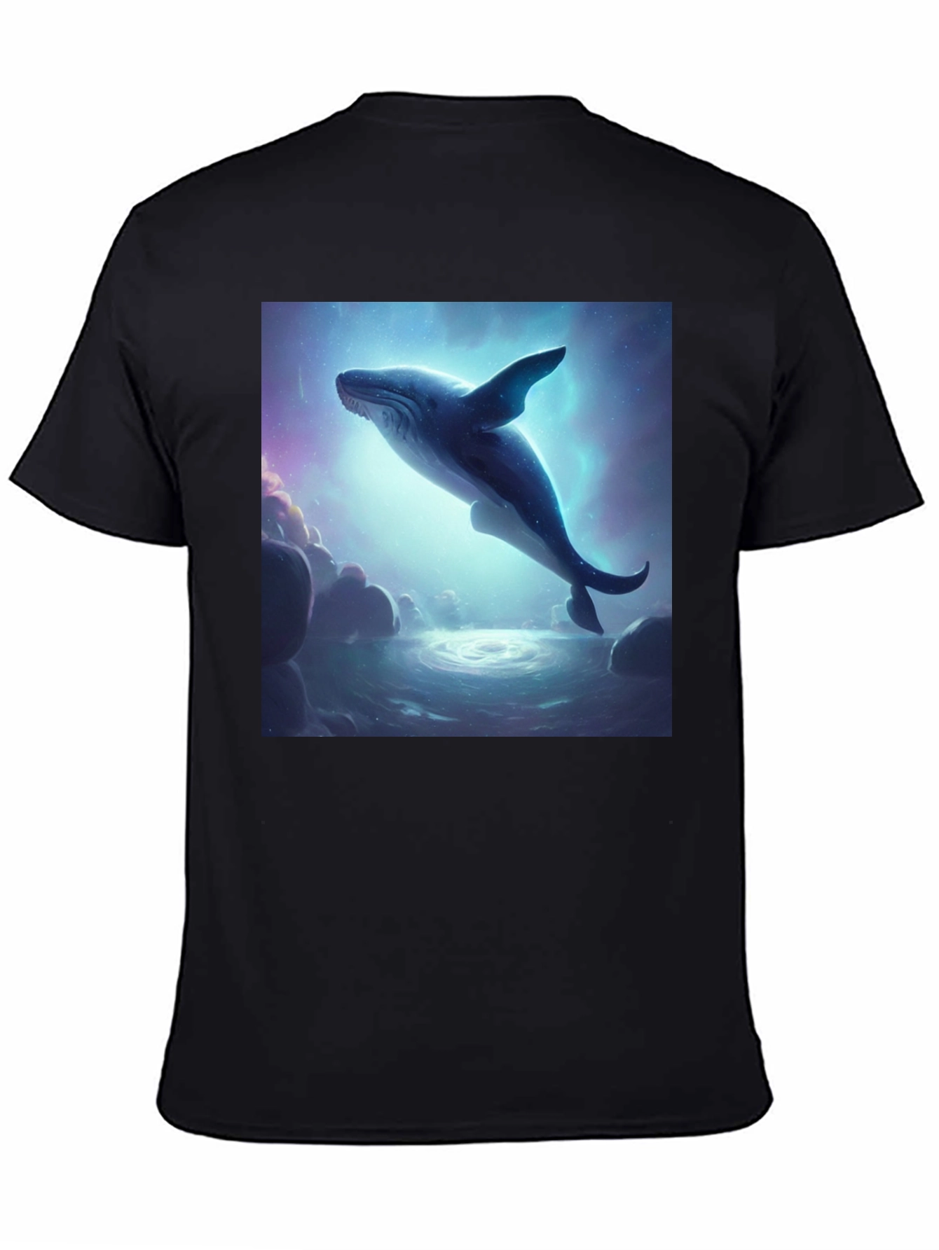 Whale Dream Black T-Shirt