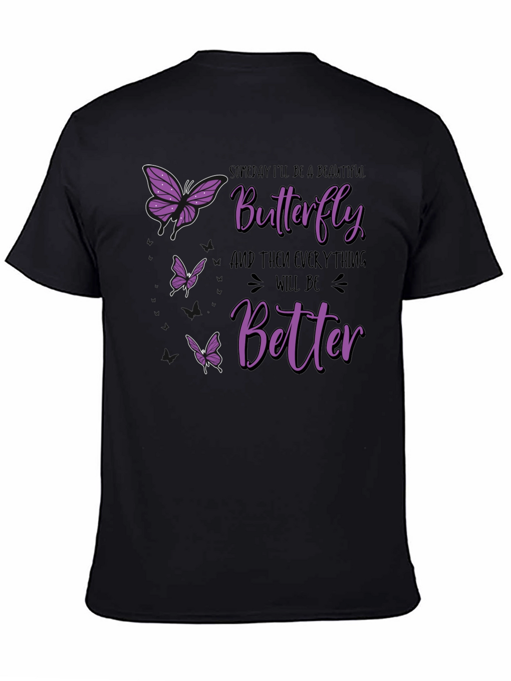 Butterfly Graphic Print T-Shirt - Unisex