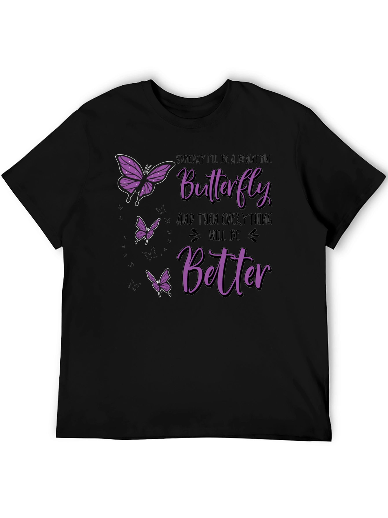 Butterfly Graphic Print T-Shirt - Unisex