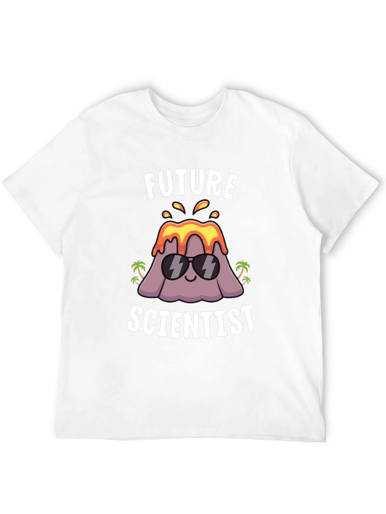 Future Scientist Volcano Graphic T-Shirt