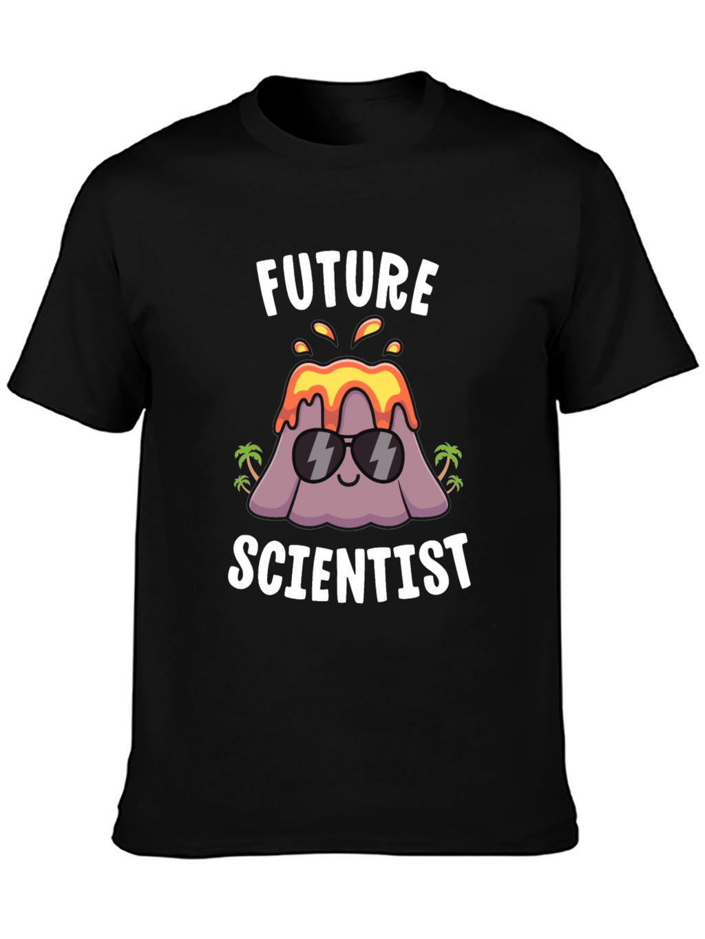 Future Scientist Volcano Graphic T-Shirt