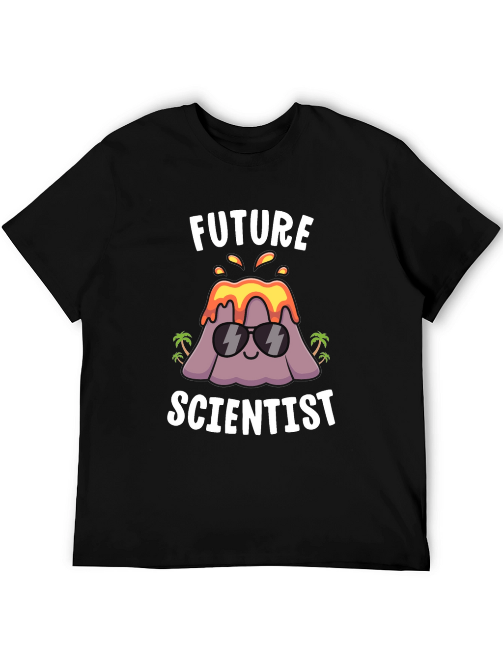 Future Scientist Volcano Graphic T-Shirt