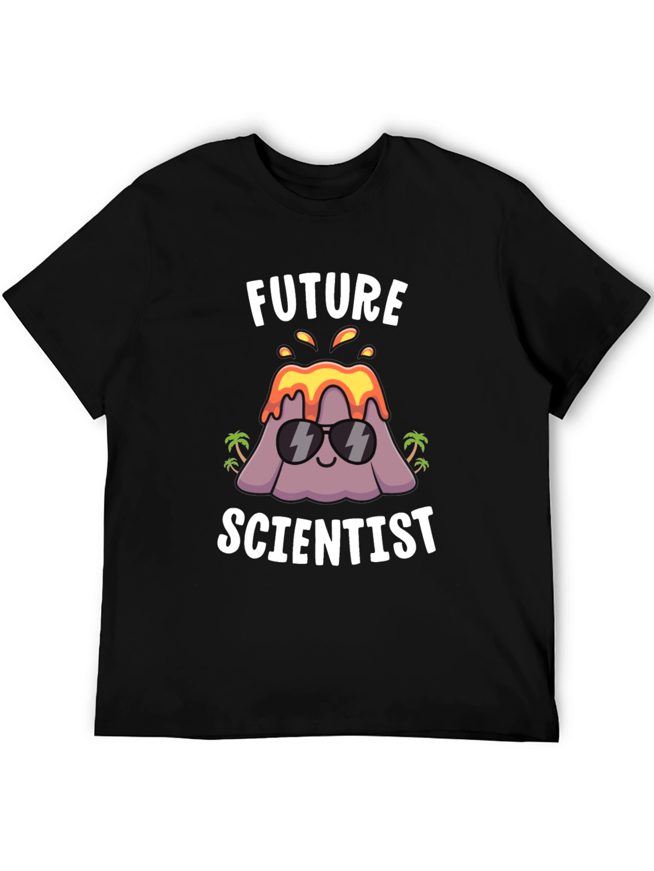 Future Scientist Volcano Graphic T-Shirt