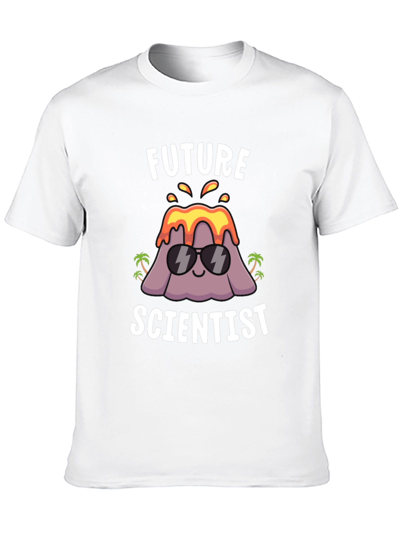 Future Scientist Volcano Graphic T-Shirt