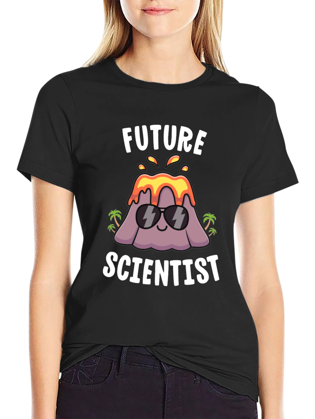 Future Scientist Volcano Graphic T-Shirt