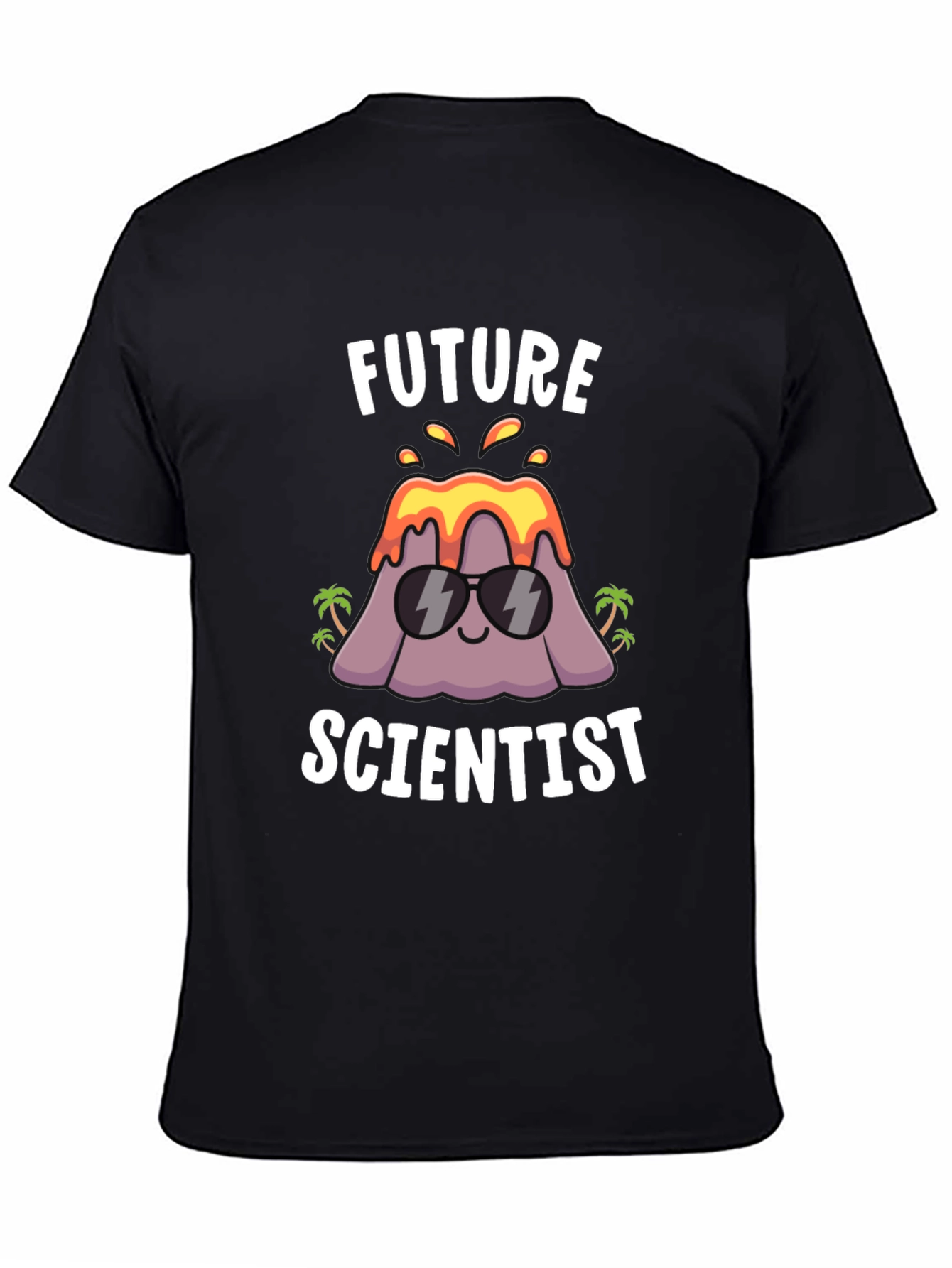 Future Scientist Volcano Graphic T-Shirt