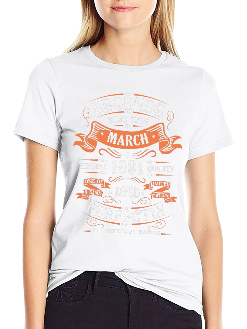 Legends Born in March 1991 T-Shirt