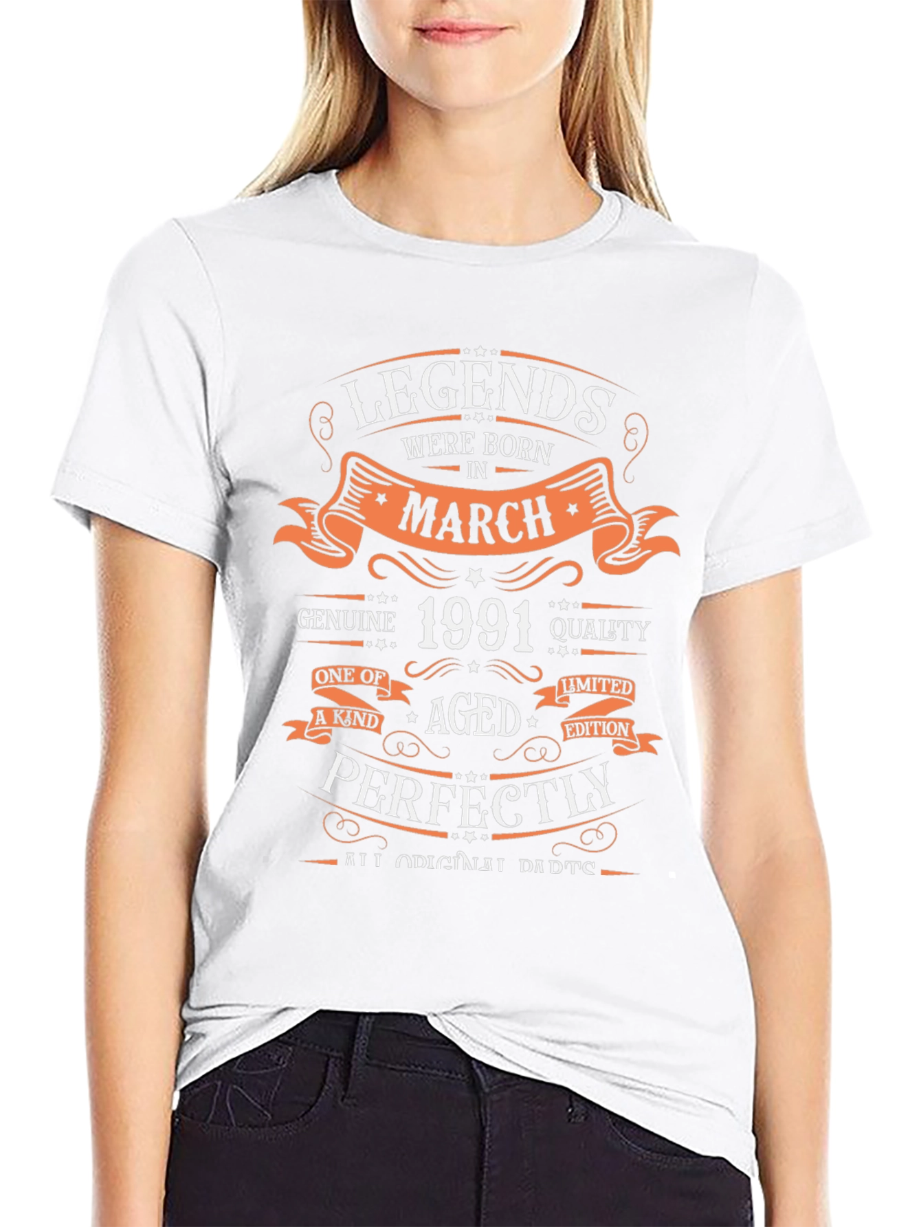 Legends Born in March 1991 T-Shirt