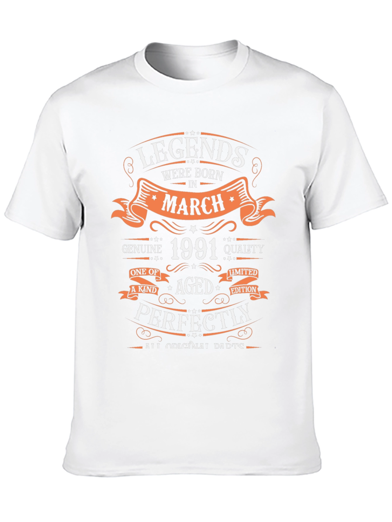 Legends Born in March 1991 T-Shirt