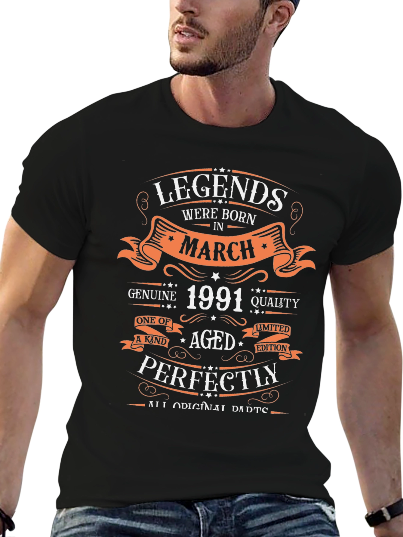 Legends Born in March 1991 T-Shirt