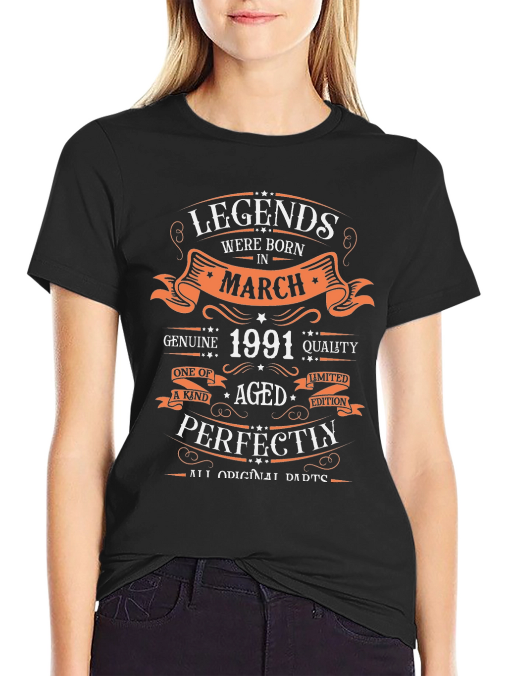 Legends Born in March 1991 T-Shirt