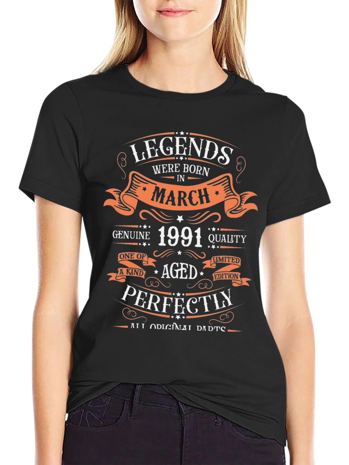 Legends Born in March 1991 T-Shirt