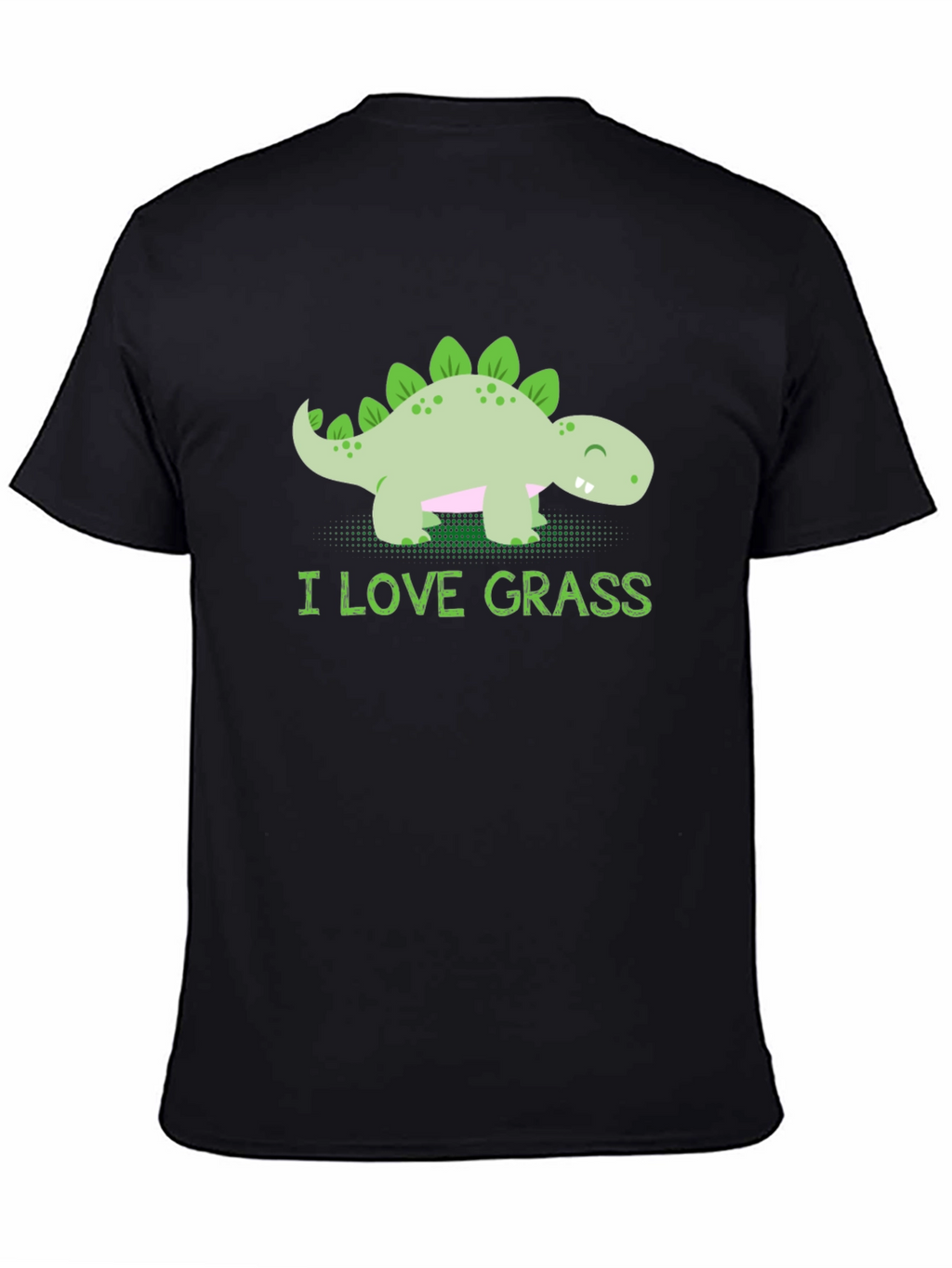 Cute Dinosaur T-Shirt - I Love Grass Tee
