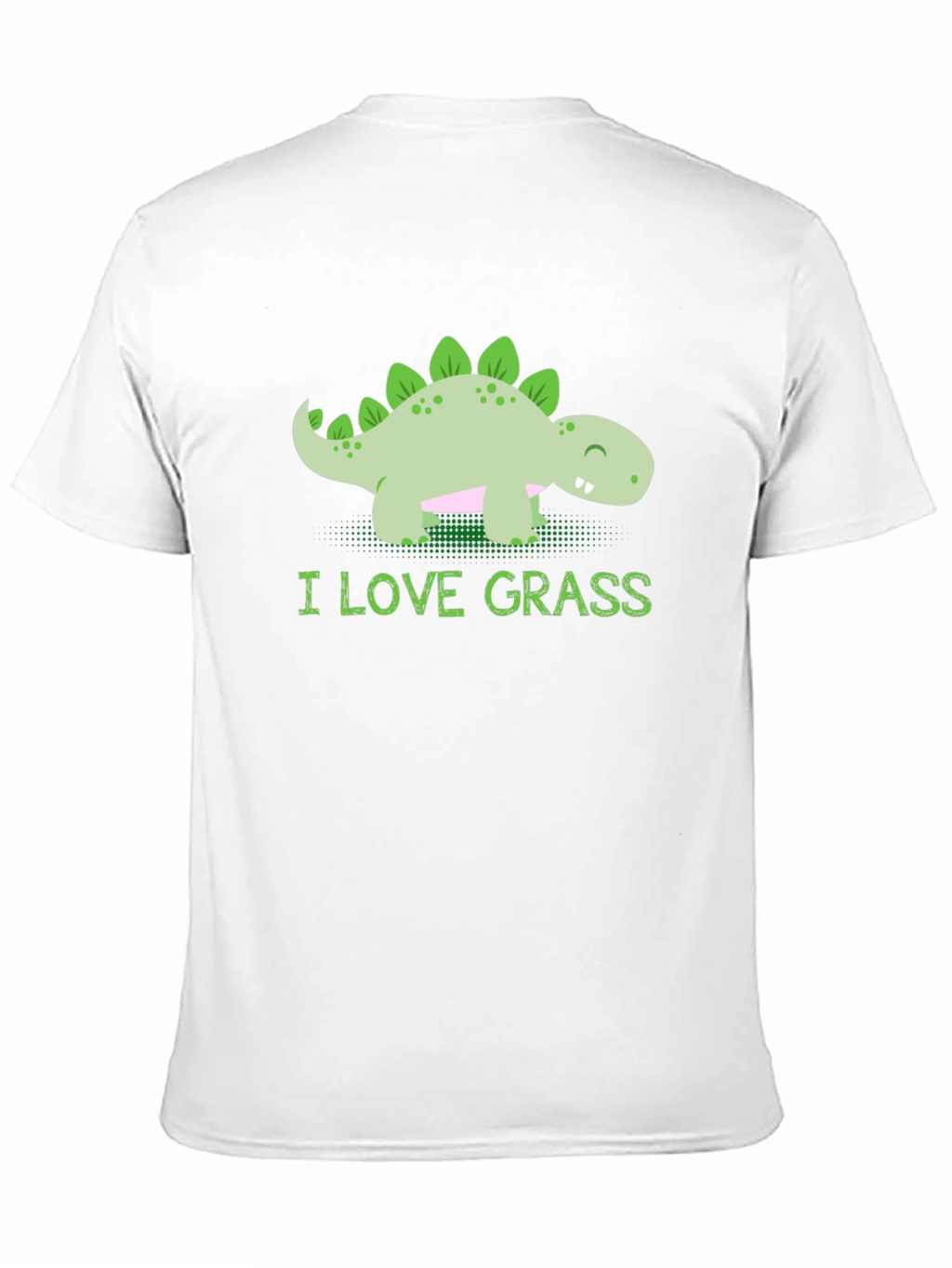 Cute Dinosaur T-Shirt - I Love Grass Tee