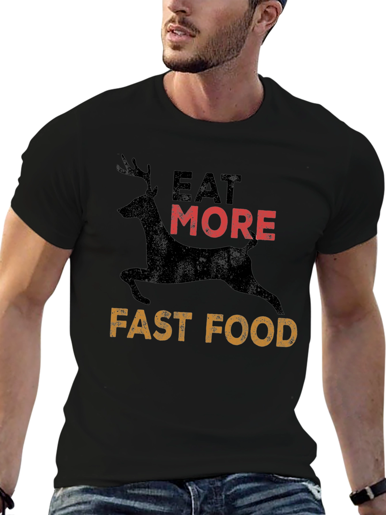Eat More Deer Fast Food T-Shirt