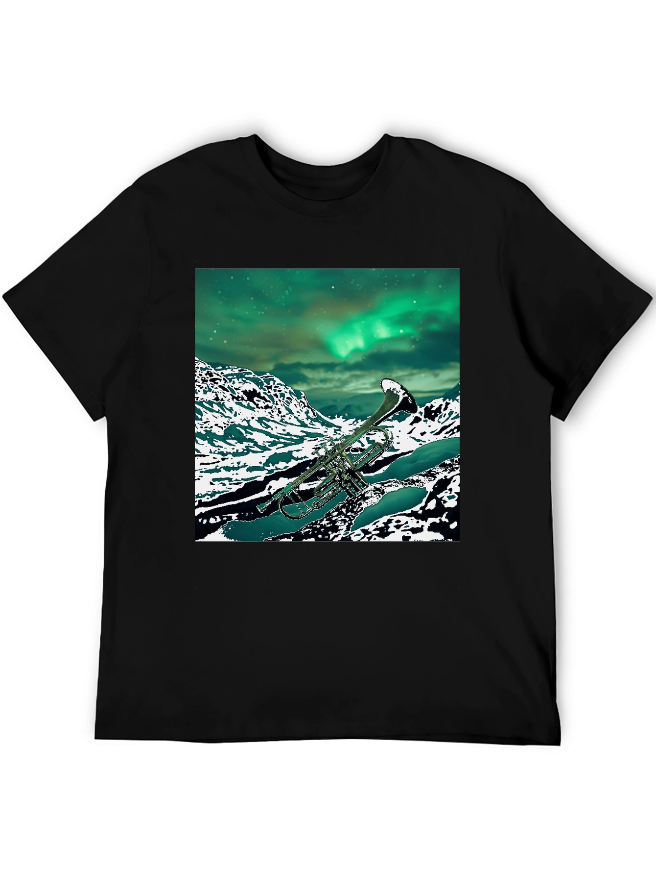 Trumpet Aurora Borealis T-Shirt