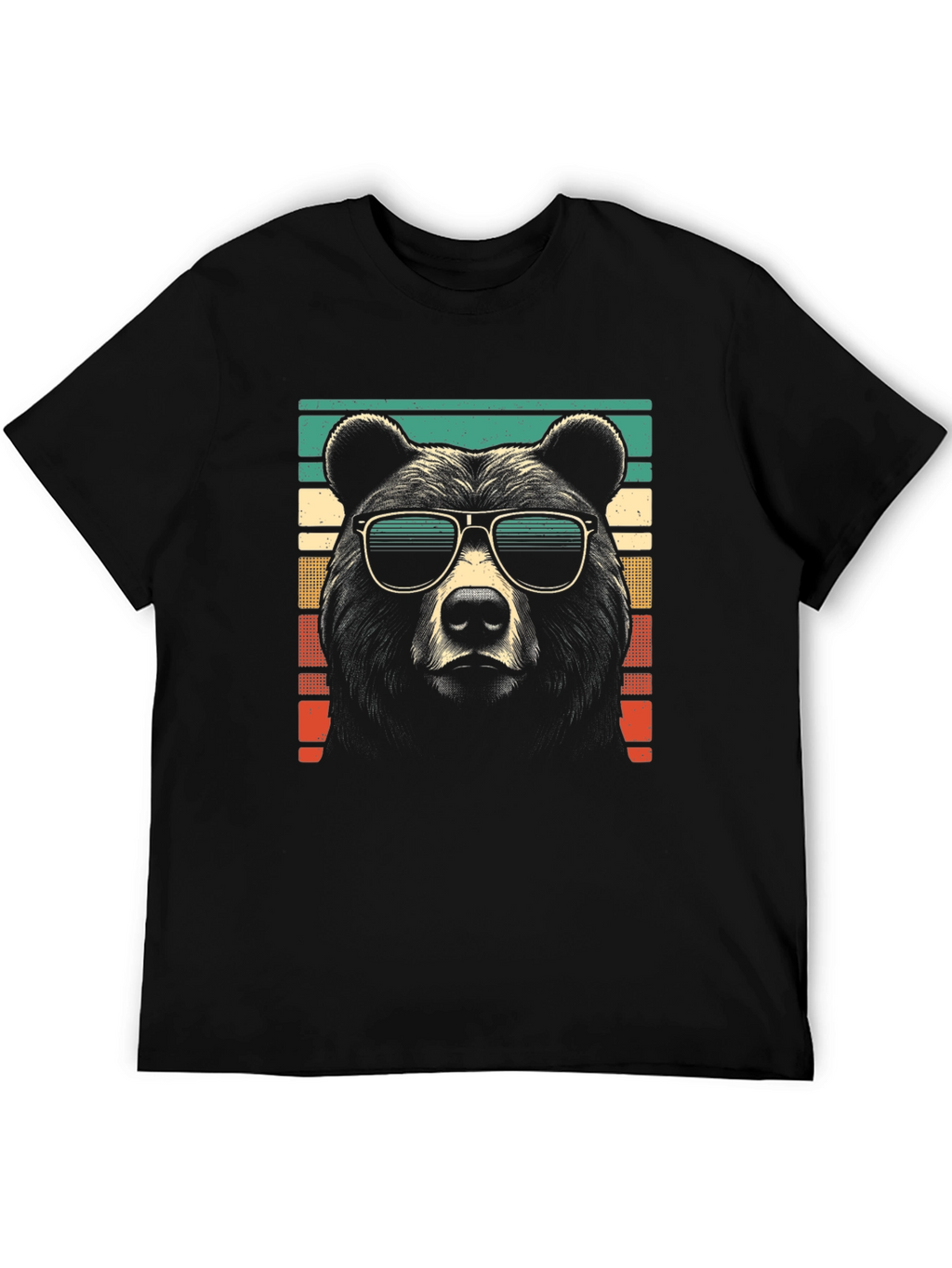 Retro Bear Sunglasses Graphic Tee