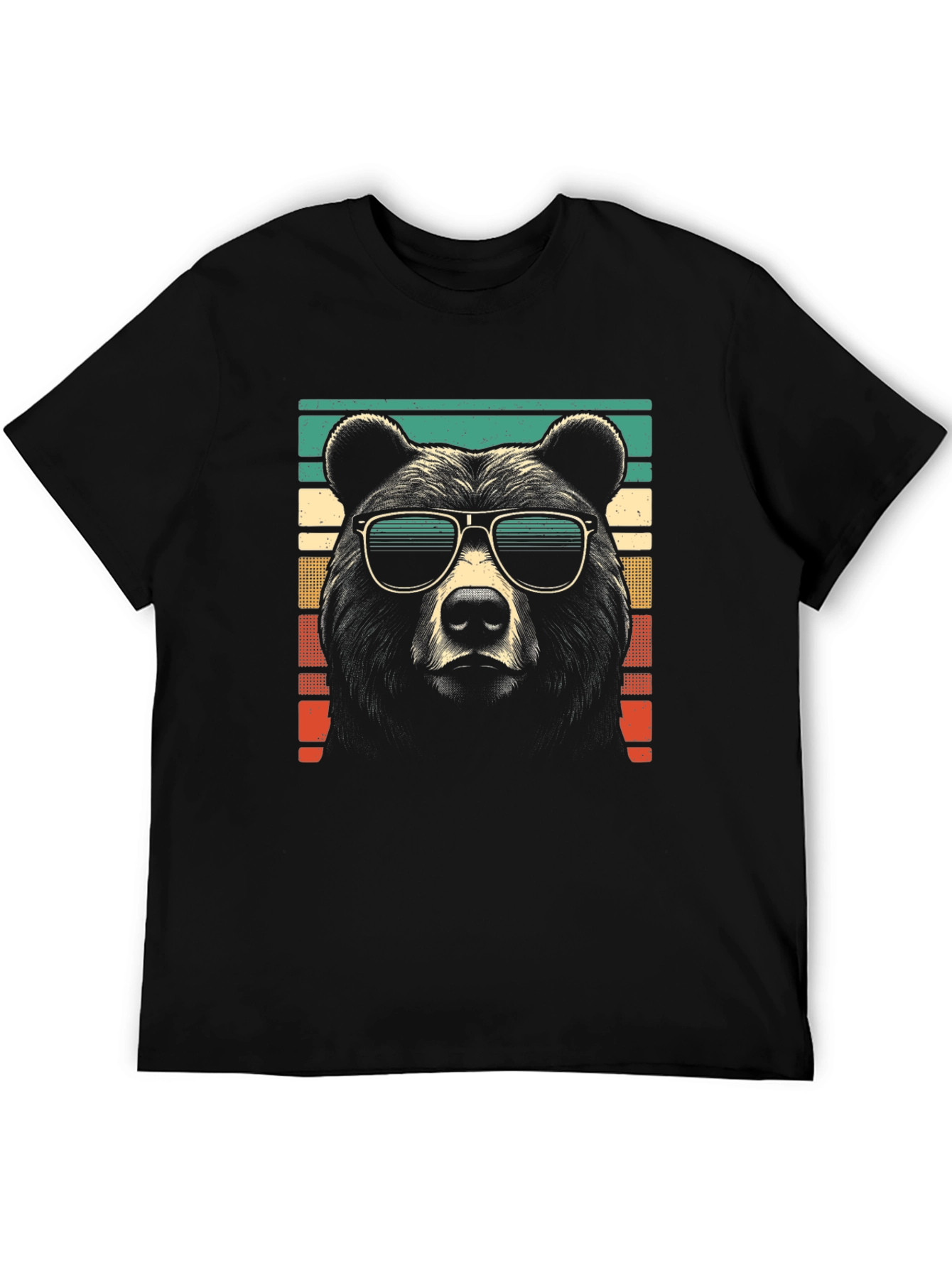 Retro Bear Sunglasses Graphic Tee