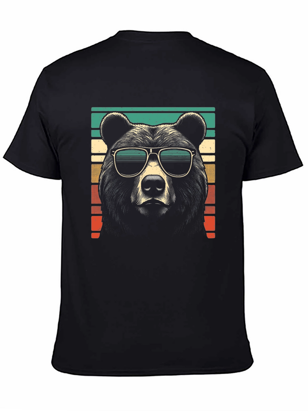 Retro Bear Sunglasses Graphic Tee