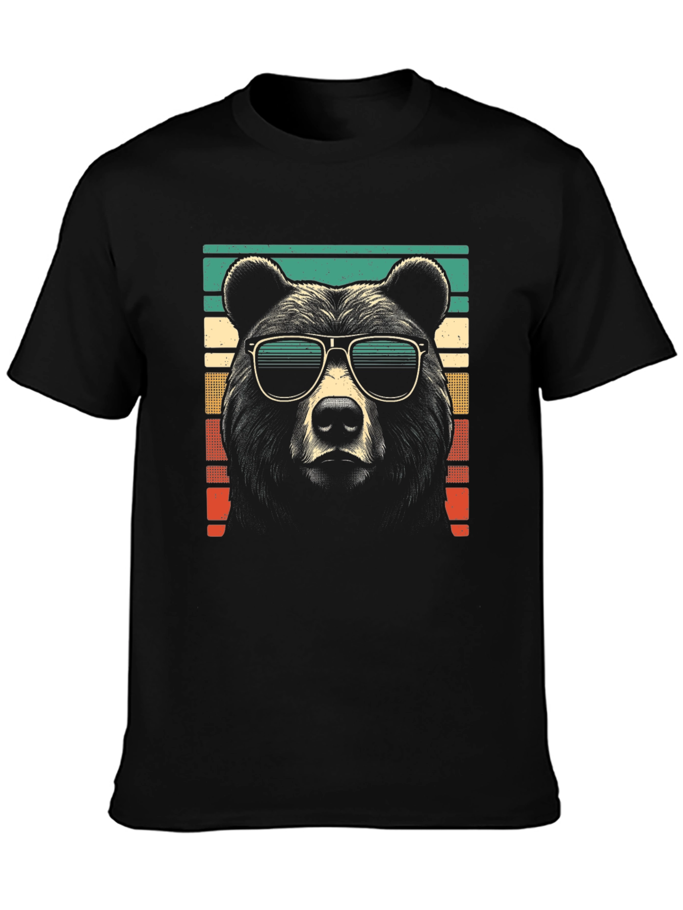 Retro Bear Sunglasses Graphic Tee