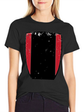 Shield Graphic Tee - Black Cotton Blend