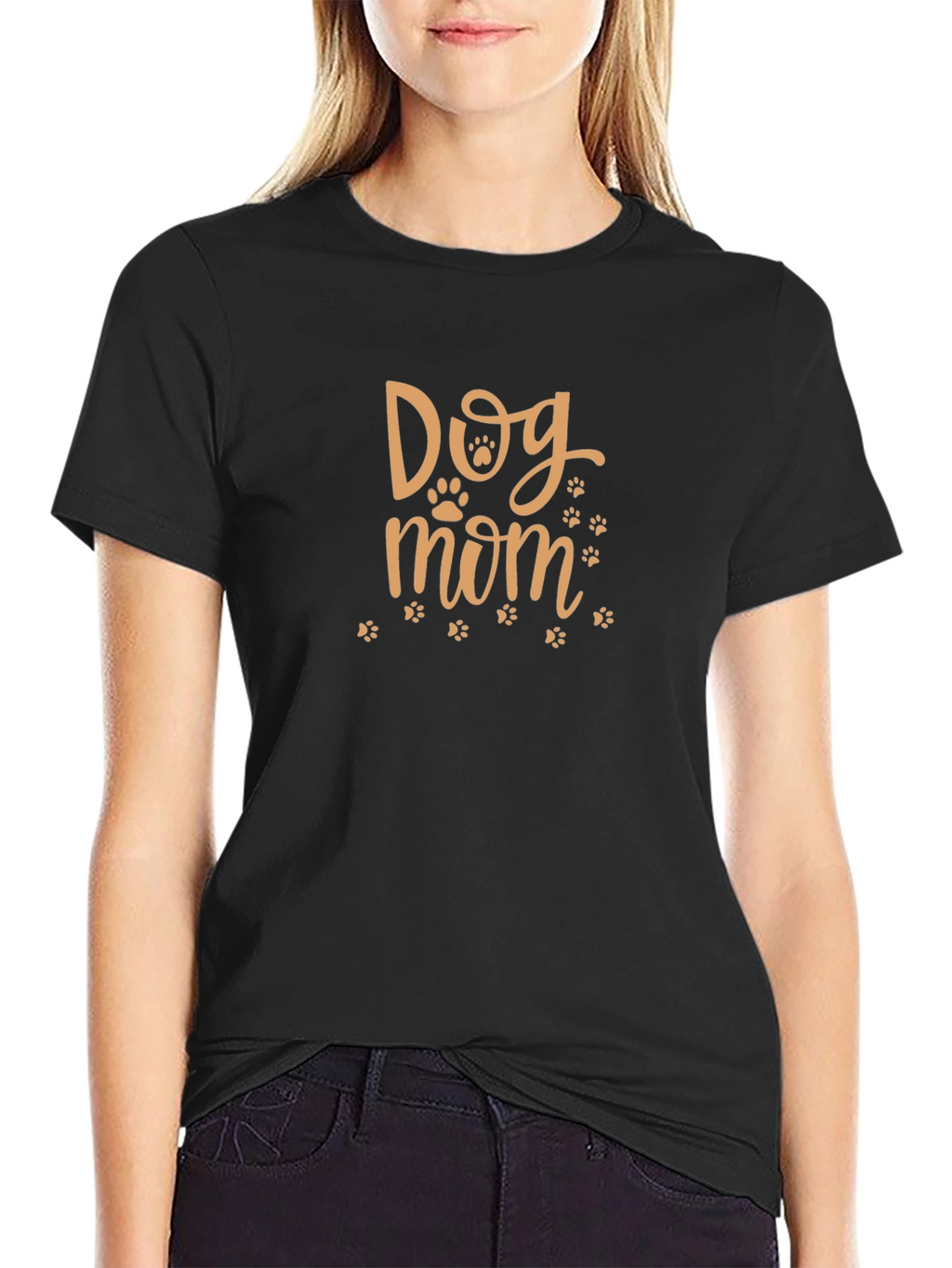 Dog Mom Graphic Tee - Soft Cotton Blend