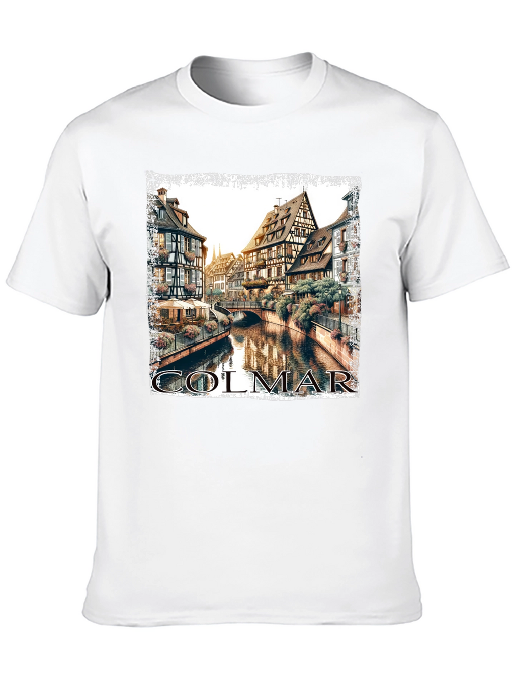 Colmar France T-Shirt Black Graphic Tee