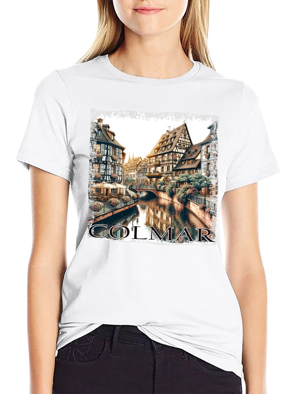 Colmar France T-Shirt Black Graphic Tee