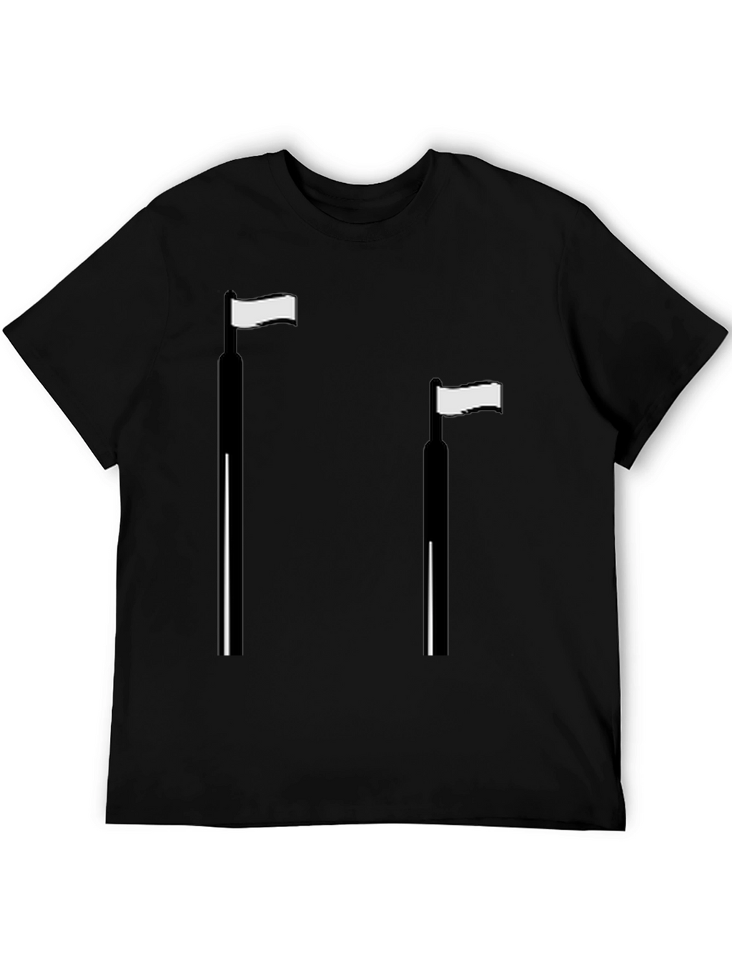 Minimalist Flag T-Shirt - Casual Style