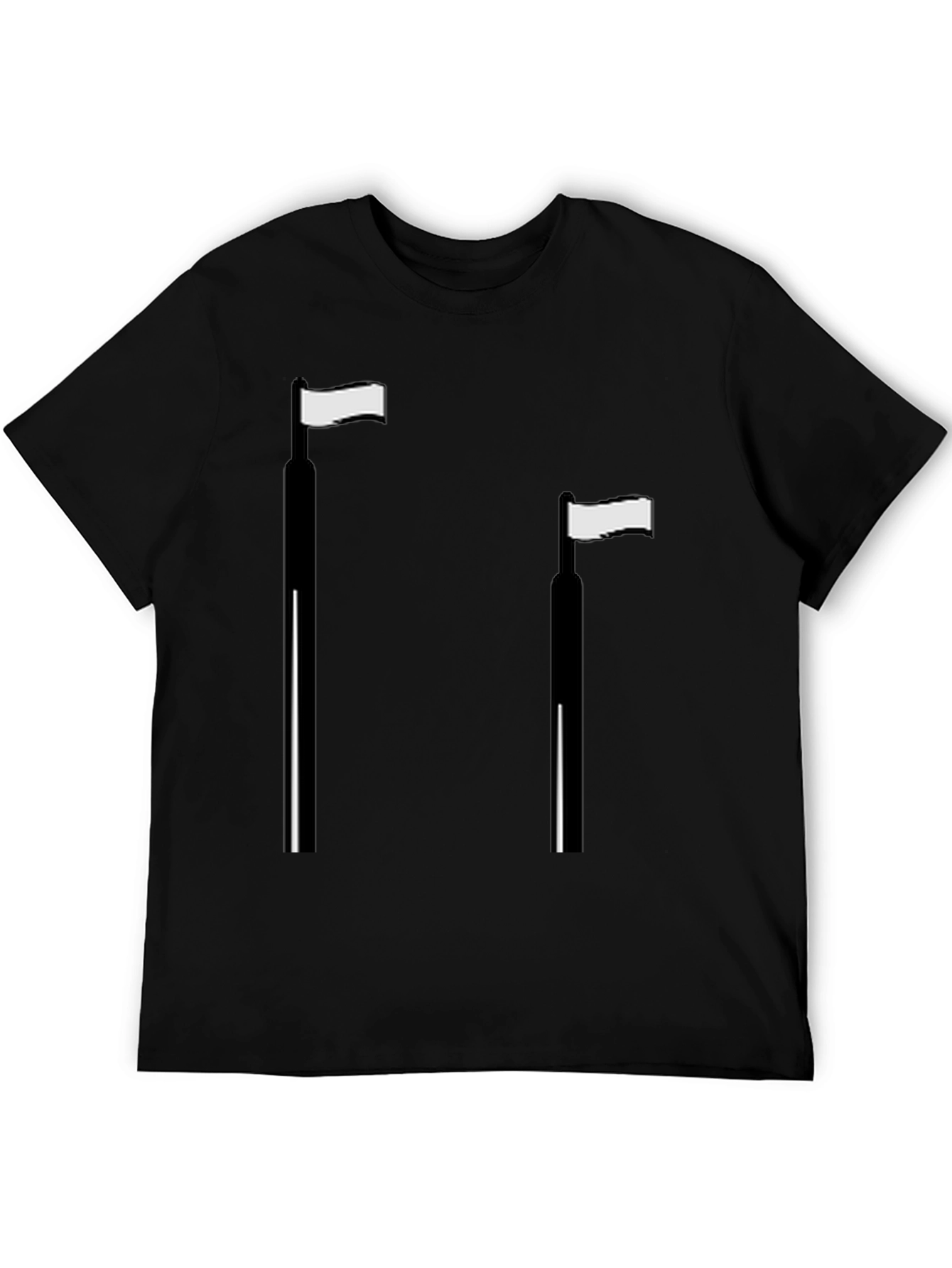 Minimalist Flag T-Shirt - Casual Style
