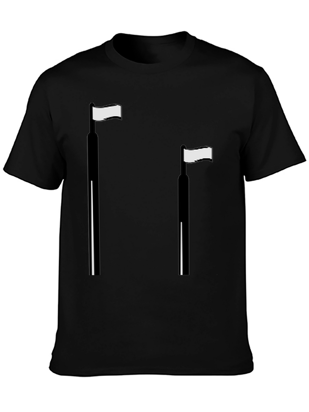 Minimalist Flag T-Shirt - Casual Style