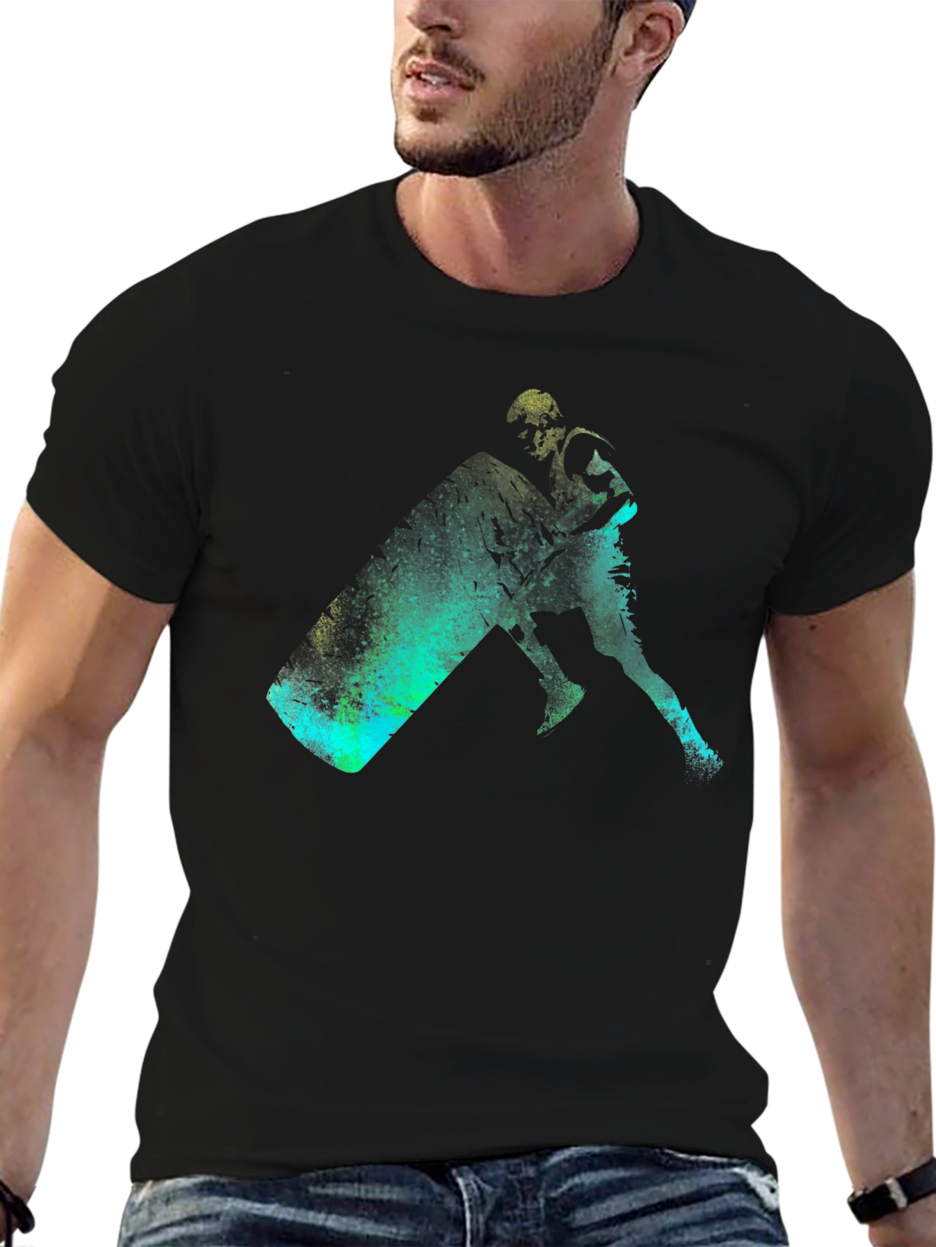 Tire Flip Graphic Tee - Black