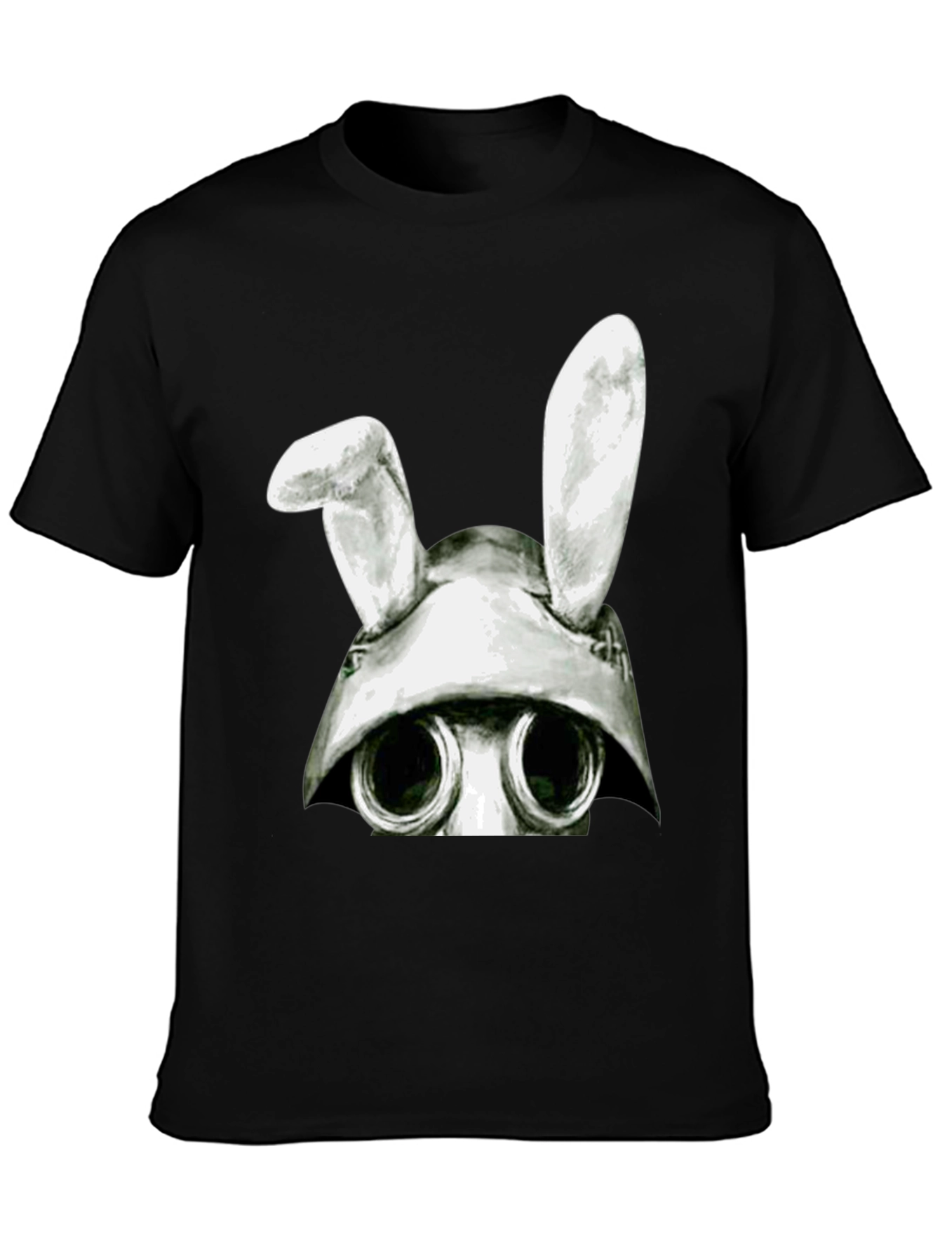 Bunny Gas Mask T-Shirt - Quirky Graphic Tee