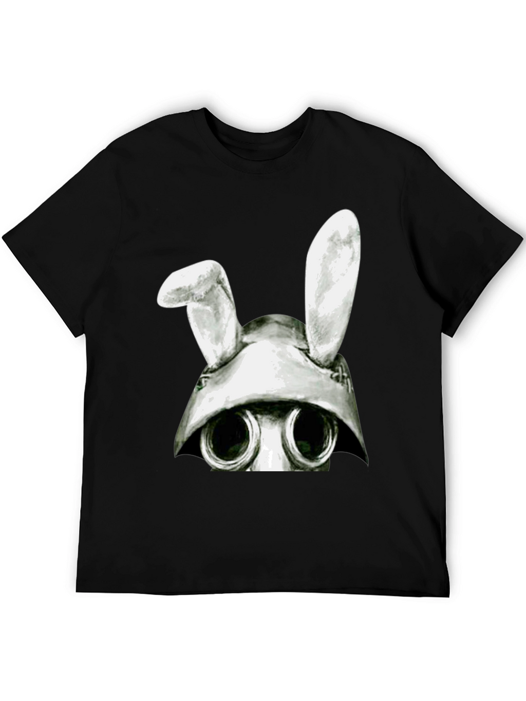 Bunny Gas Mask T-Shirt - Quirky Graphic Tee