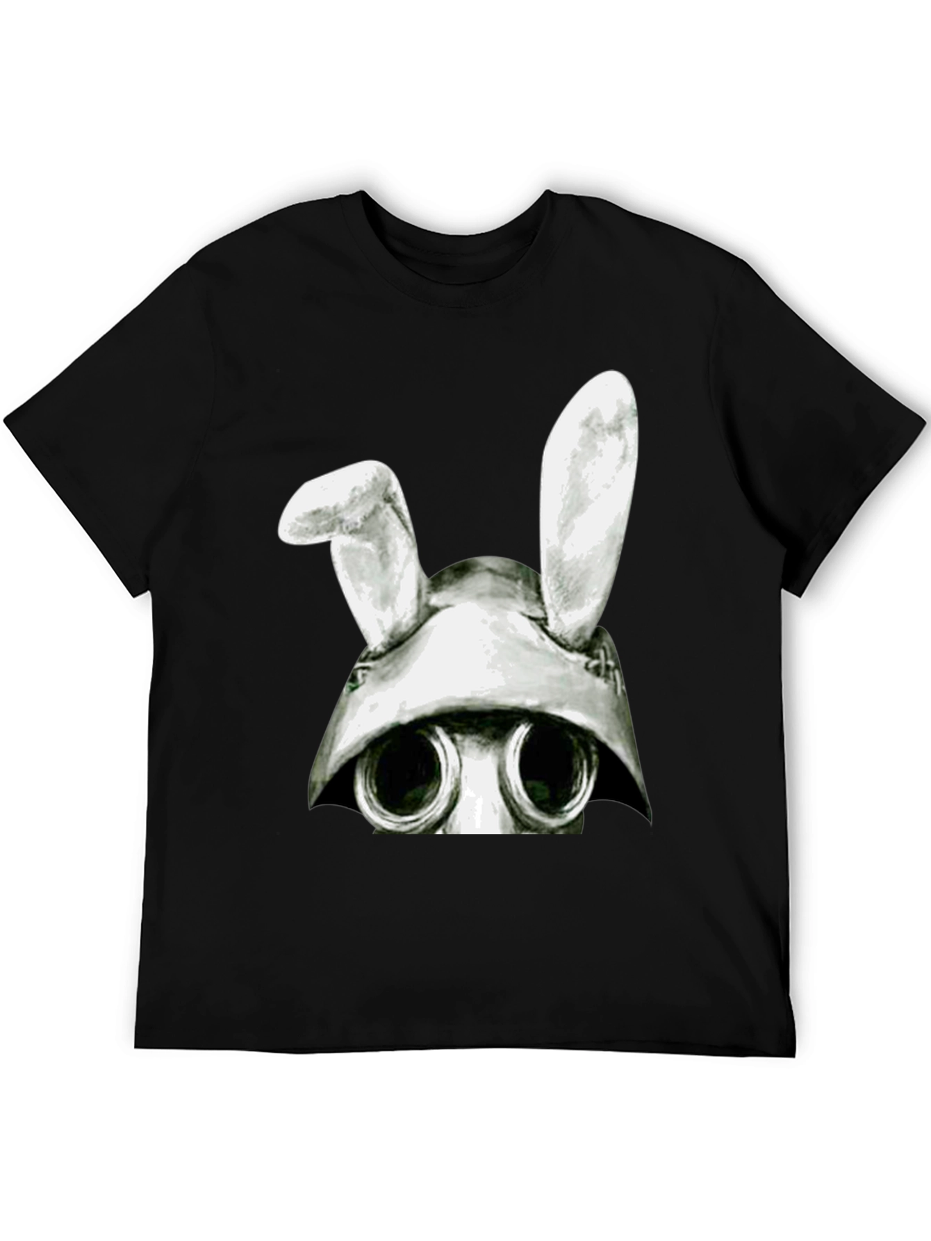Bunny Gas Mask T-Shirt - Quirky Graphic Tee