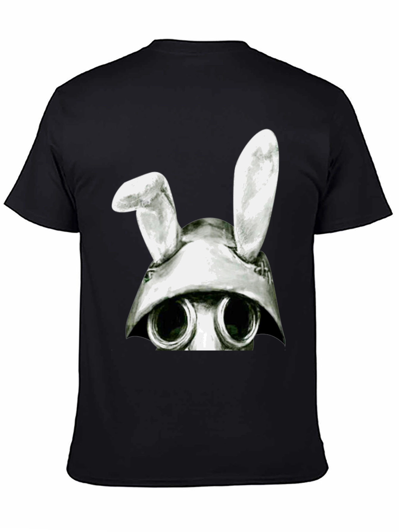 Bunny Gas Mask T-Shirt - Quirky Graphic Tee