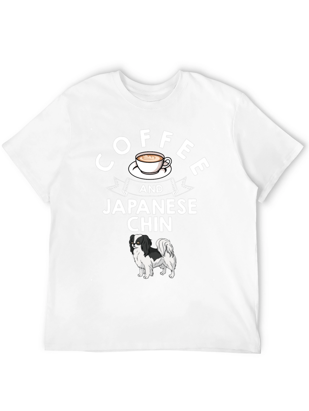 Coffee and Japanese Chin T-Shirt