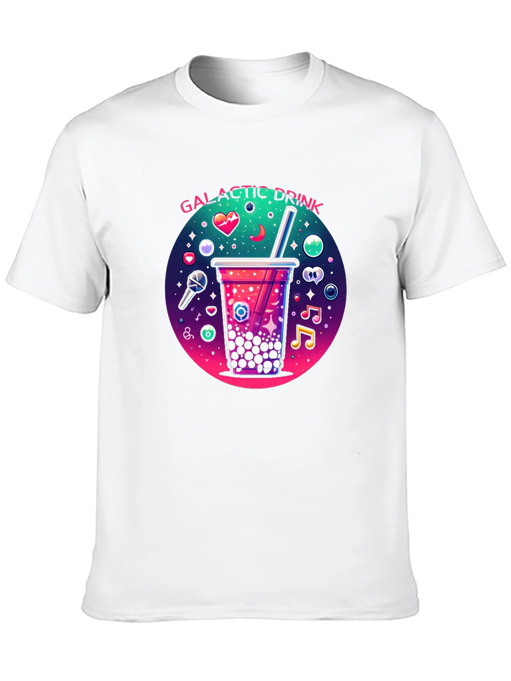Galactic Bubble Tea Graphic Tee - Unisex