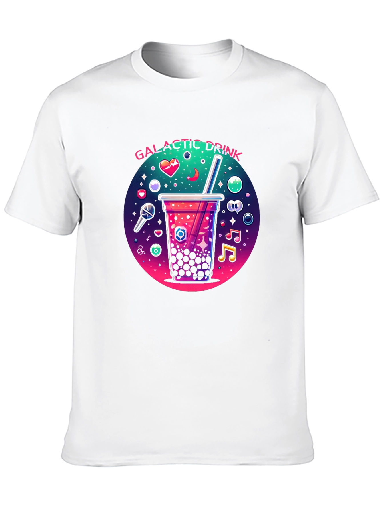 Galactic Bubble Tea Graphic Tee - Unisex