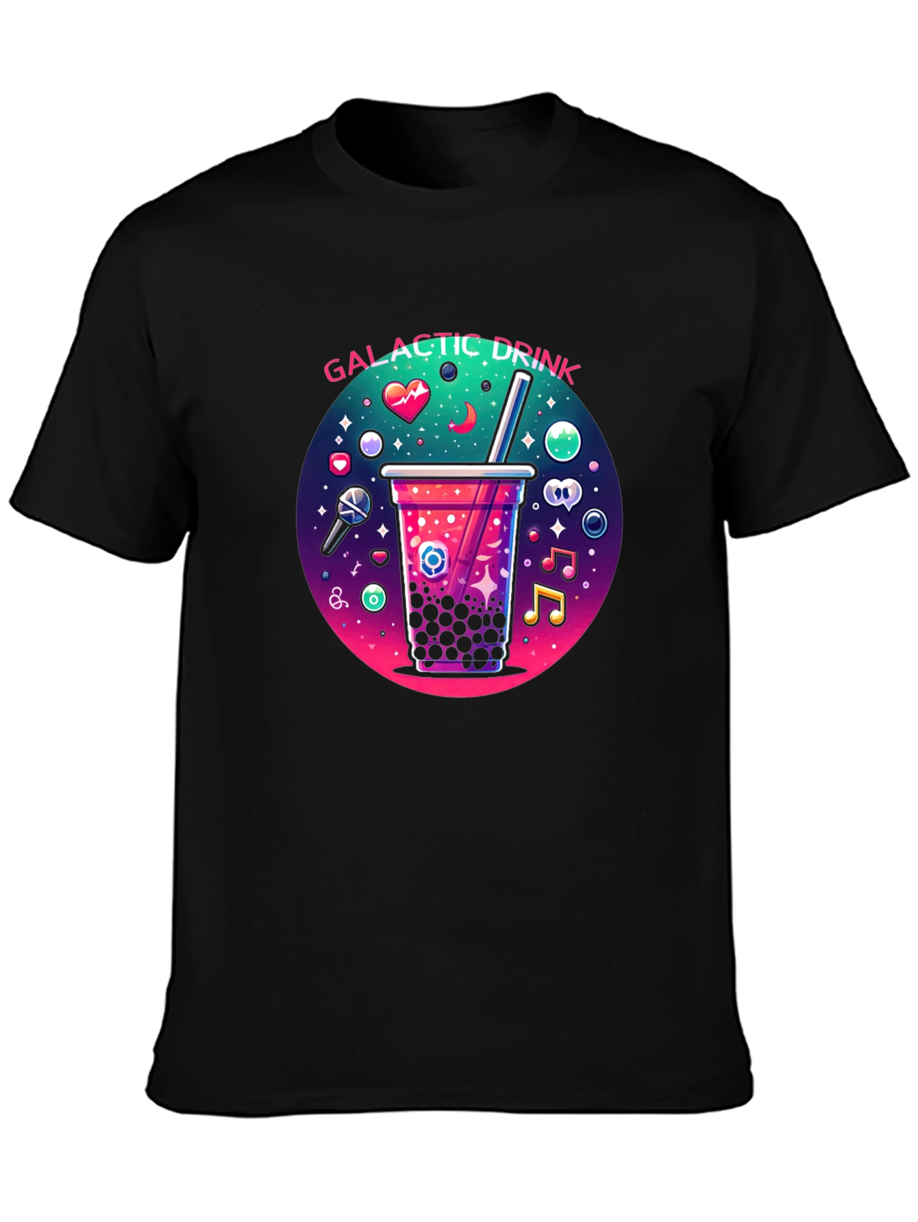 Galactic Bubble Tea Graphic Tee - Unisex