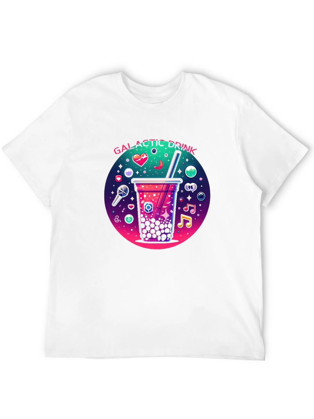Galactic Bubble Tea Graphic Tee - Unisex